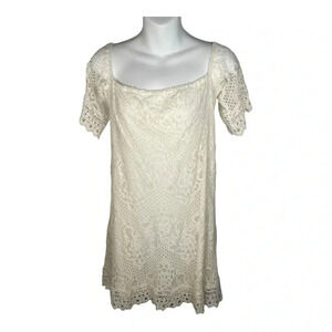 Jodi Kristopher Crochet Mini Dress Medium